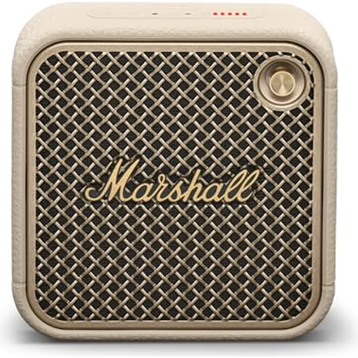 Marshall Willen II, Tragbarer Mono-Lautsprecher, Cremefarben, 10 W, Staub- und wasserfest, über 17 Stunden Akkulaufzeit, integriertes Mikrofon, Bluetooth LE Audio kompatibel – Bild 1