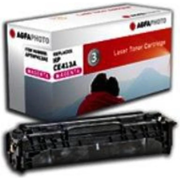 AGFAPHOTO APTHP413AE (M), Toner wie HP CE413A 305A, Magenta, recycelte Verpackung, ressourcenschonend und umweltfreundlich