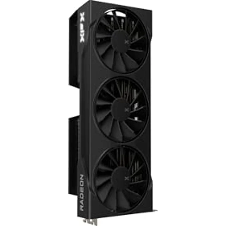 XFX Radeon RX9070 SWIFT OC Gaming Grafikkarte, 16GB GDDR6 Speicher, 3xDP/1xHDMI, AMD Radeon RX 9070 - Schwarz – Bild 2