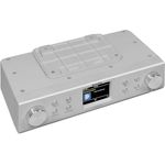 TechniSat DIGITRADIO 22 - DAB+ Unterbau-Küchenradio mit Bewegungssensor (DAB+, UKW, 2" Farbdisplay, Favoritenspeicher, Wecker, 2 Watt) Silber