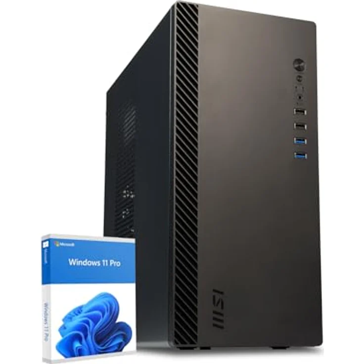 DCL24.DE Office PC Ryzen 5 5500, GT1030, 16GB RAM, 1TB SSD, Windows 11 Pro – Bild 1