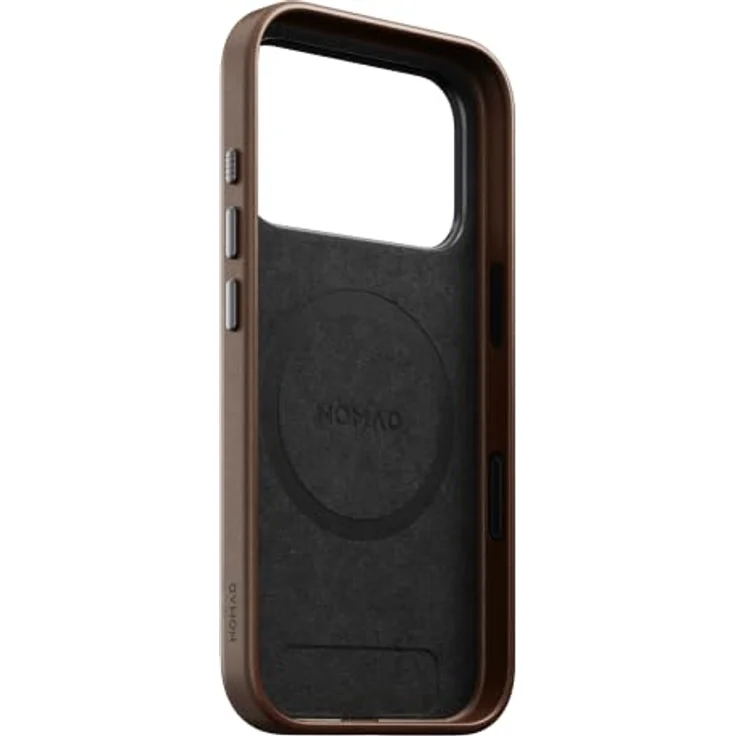 Nomad Traditional Leather Case, braune Lederhülle für iPhone 18 Pro Max/17 Pro Max mit MagSafe-Kompatibilität und Camera-Control-Unterstützung – Bild 5