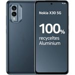 Nokia X30 5G 6,43" Smartphone mit AMOLED PureDisplay, FHD+, 6/128 GB, Gorilla Glass Victus, 3 Jahre Garantie, 50MP PureView OIS Kamera, ultraschnelles Laden mit 33W - Blau 6 GB/128 GB
