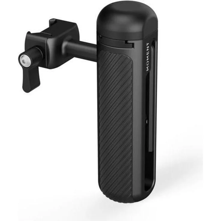Moment Universal Mobile Grip mit NATO Mount, Smartphone Halterung, stabiler Halt, 360-Grad-Drehfunktion, gummierte Beschichtung, Schwarz