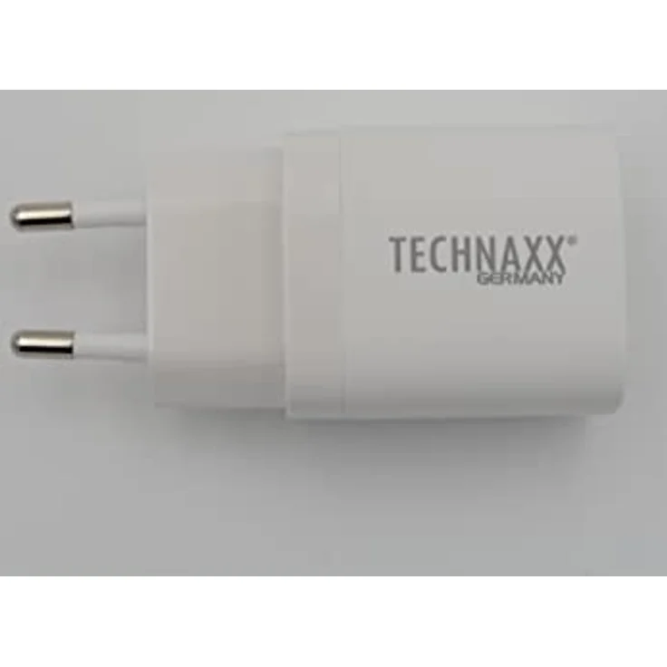 Technaxx 30W Dual Port Schnellladegerät TX-198 für Handy & Geräte - Netzstecker für Ladekabel - 1xUSB-C, 1xUSB-A Schnellladegerät, Intelligente Ladeüberwachung, GS-geprüft, 6 mal schneller als üblich – Bild 2
