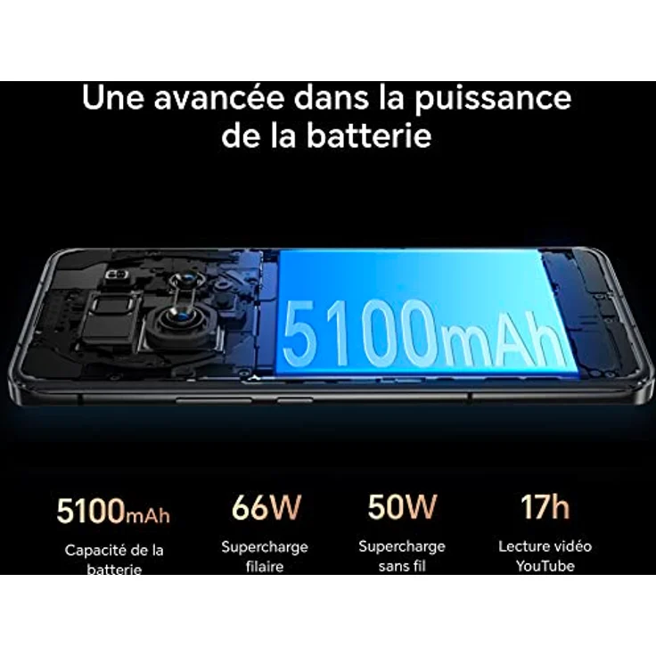 Honor Smartphone Magic5 Pro 5G, 12 + 512 GB, Snapdragon 8 Gen 2, Display von 17,3 cm (6,81 Zoll) mit 120 Hz HDR Quad Curved, KI-Dreifachkamera mit 50 MP, riesiger 5100-mAh-Akku, Schwarz – Bild 5
