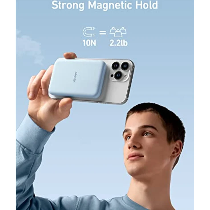 Anker 621 Magnetic Battery (MagGo), blau (A1610032) – Bild 4