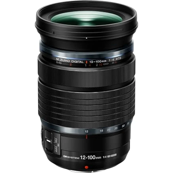 OM SYSTEM M. Zuiko Digital ED 12-100mm F4 is Pro Objektiv, geeignet für alle MFT-Kameras (Olympus OM-D & Pen Modelle, Panasonic G-Serie), schwarz - Allround-Zoom mit weltweit erstem Sync IS-Mechanismus – Bild 1
