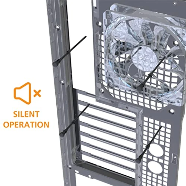 Akasa 60 Gummi Gehäuselüfterhalterungen, Anti vibration Gummi Befestigung für Gehäuse Lüfter, PC schrauben Silikon Gummistifte, 60 Stück, 73mm, Schwarz, AK-MX003-BKT60 – Bild 5