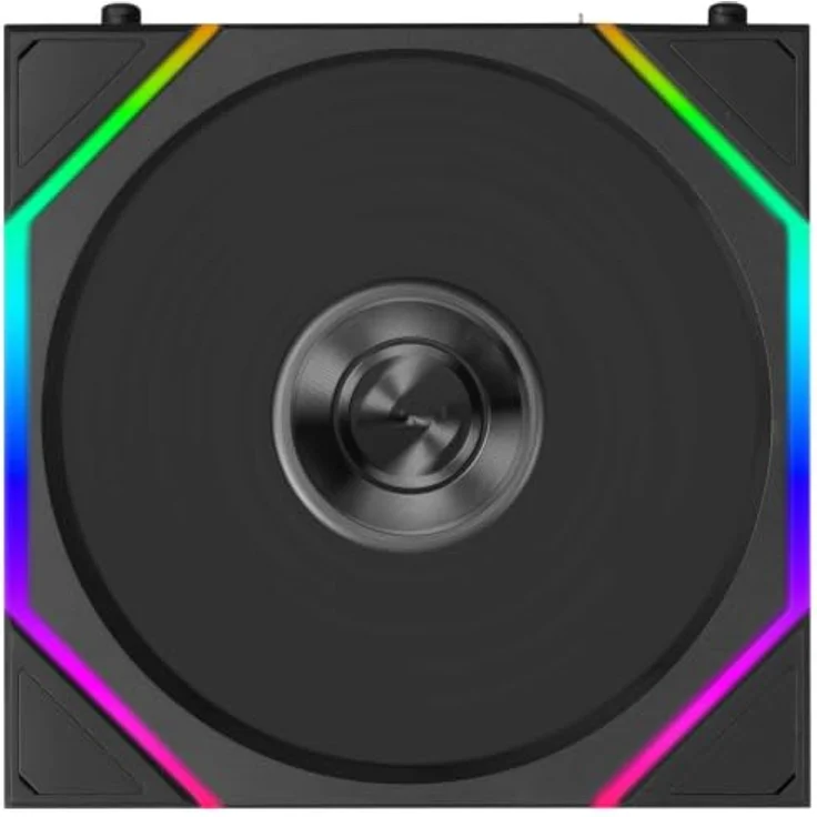 Lian Li UNI FAN TL FLEX Wireless Lüfter, 120mm PWM mit ARGB-Beleuchtung und Daisy-Chain-System, schwarz – Bild 2