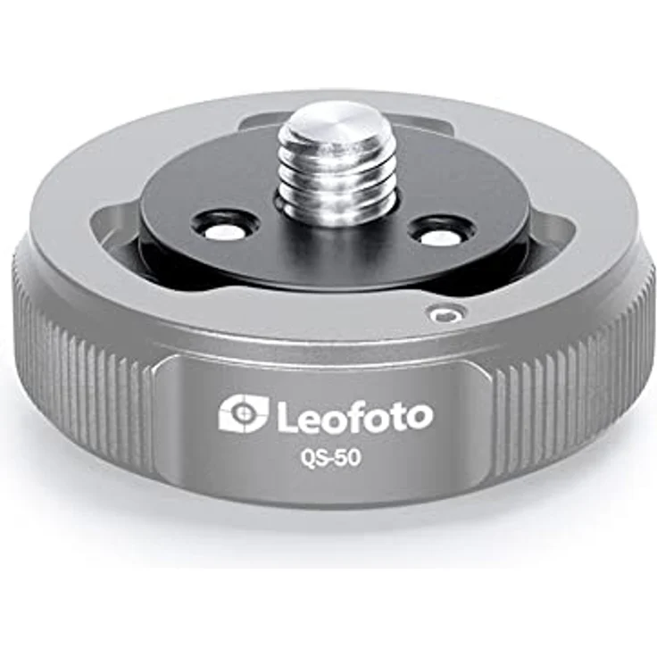 LEOFOTO Schnellwechselteller Q50, 32 mm, aus 6061-T6-Aluminium, 20 g, für QS-50 Schnellwechselsatz – Bild 2
