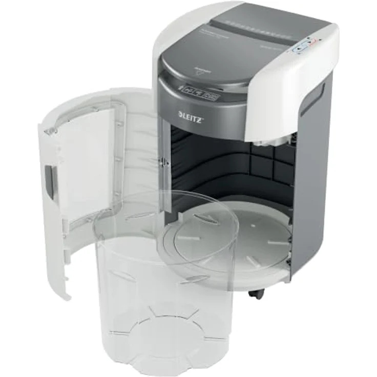 Leitz IQ OptiMax Autofeed 200, Partikelschnitt Aktenvernichter P-4, 200 Blatt Kapazität, BRT Technologie, 21 l Behälter – Bild 14