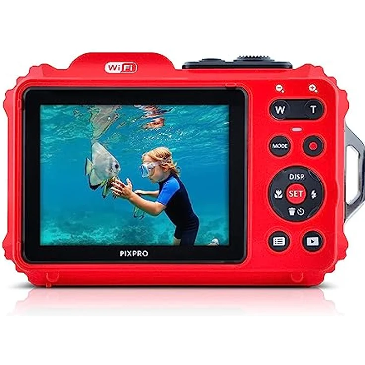 Kodak Pixpro WPZ2 Kompaktkamera 4x Opt. Zoom Rot – Bild 5