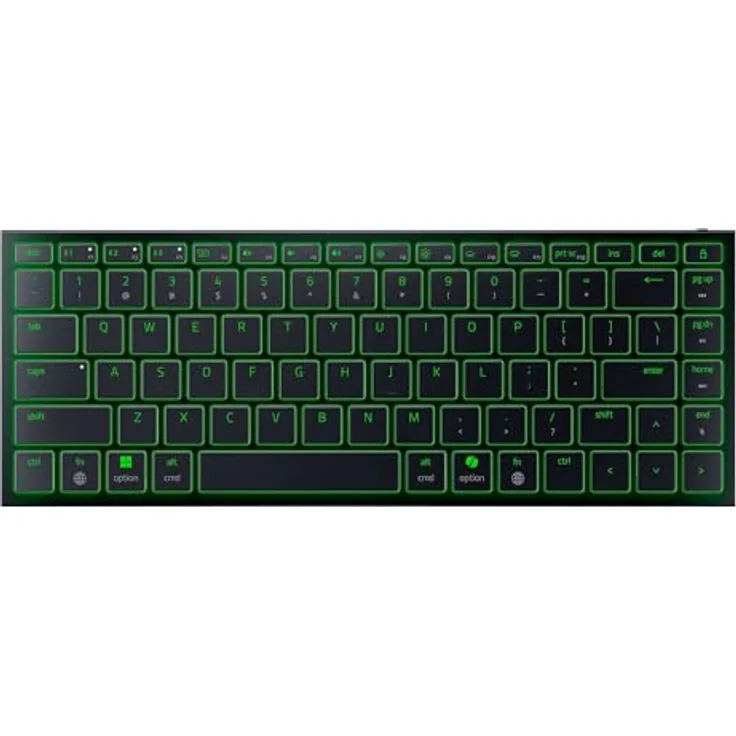 Razer Joro Portable Keyboard - Kompakte kabellose RGB-Tastatur mit Bluetooth 5.0, USB-C, Low Profile, kompatibel mit macOS, iOS und Windows | Schwarz