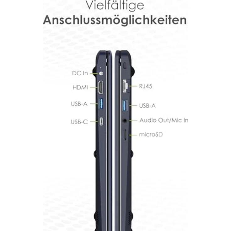 VALE V15E-I5-8512D Notebook | 15,6" Full-HD IPS | Intel® Core™ i5-1035G7 Prozessor | 8 GB RAM | 512 GB SSD | Windows 11 Pro (Dunkelblau) – Bild 4