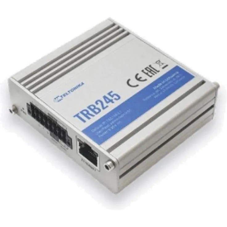Teltonika TRB245100100, All-in-One Industrielles M2M LTE Cat 4 Gateway, Nordamerika-Version mit GNSS-Empfänger und Ethernet-Anschluss