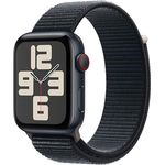 Apple Watch SE GPS + Cellular, 44 mm Aluminiumgehäuse Mitternacht, Sport Loop Mitternacht