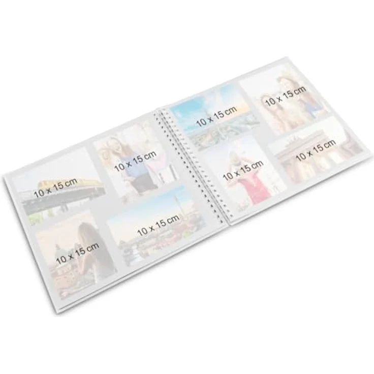 Hama Fotoalbum Fine Art, Spiral-Album mit individuellem Cover und 100 weißen Innenseiten, FSC-Mix, strukturierter Oberfläche – Bild 13