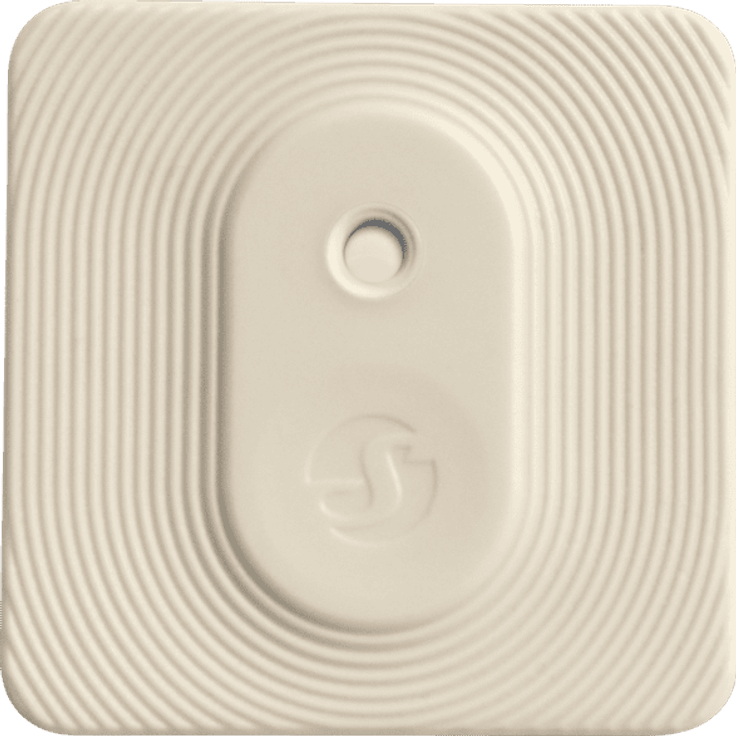 SHELLY BLU H&T ZB, Temperatur- und Luftfeuchtigkeitssensor, Bluetooth/Zigbee, IP54, Ivory