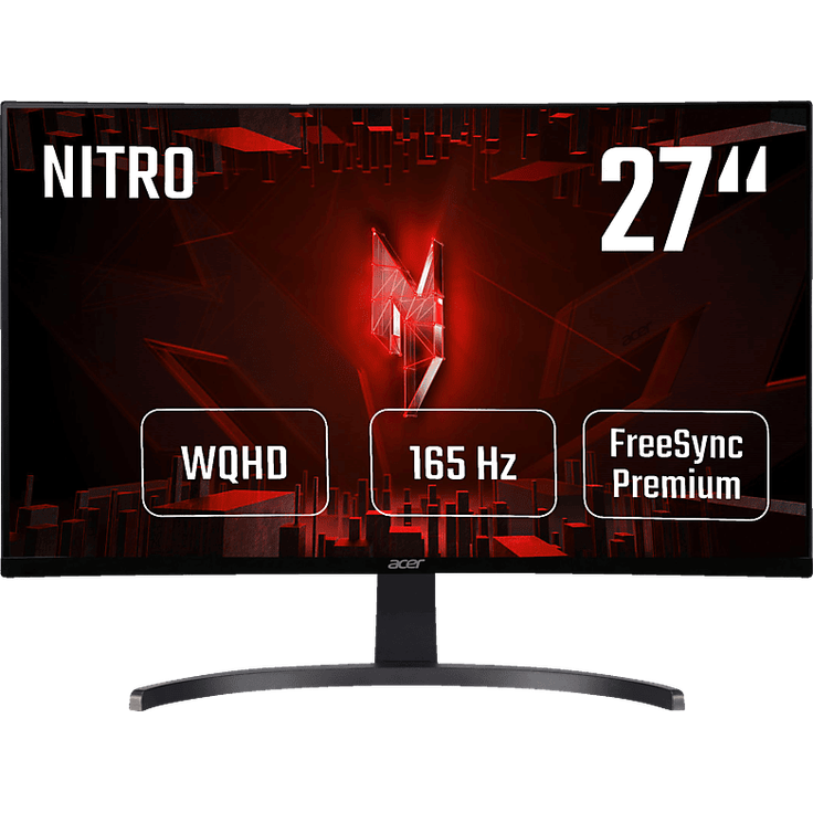 ACER ED273UP 27 Zoll WQHD Gaming Monitor (1 ms Reaktionszeit, 165 Hz DisplayPort, 144Hz HDMI)