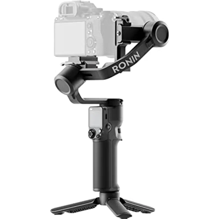 DJI RS 3 Mini, Leichter Stabilisator mit auf DREI Achsen stabilisiertem Gimbal für Canon/Sony/Panasonic/Nikon/Fujifilm, 2 kg getestete Zuladung, Bluetooth-Aufnahmetaste, Native vertikale Aufnahme – Bild 1
