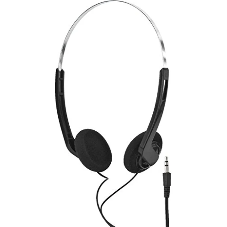 MONACOR MD-22 Stereo-Kopfhörer, kabelgebunden, schwarz – Bild 2