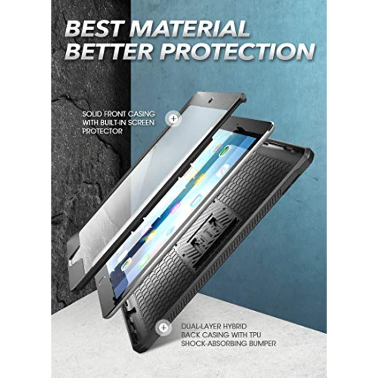 Supcase Unicorn Beetle Pro Rugged Case für Apple iPad 10,2 (2019), Schwarz – Bild 3