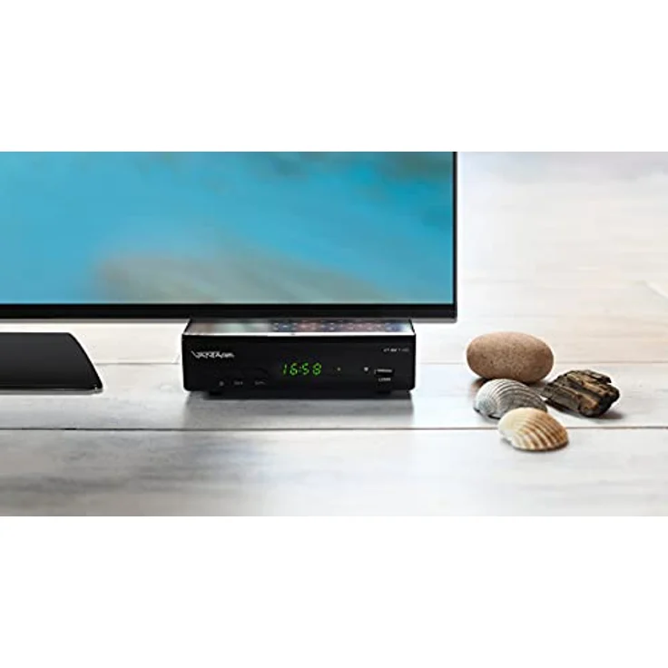Vantage VT-92 T-HD Receiver DVB T2, HEVC, Display, USB, HDMI, SCART, Mediaplayer schwarz – Bild 6