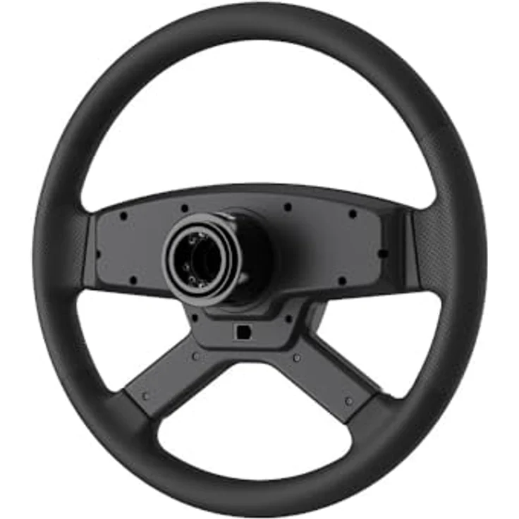 MOZA RACING TSW Truck Wheel, Gaming-Lenkrad für LKW- und Landwirtschaftssimulatoren, Schwarz, 18 Bedienelemente, Quick-Release-Anschluss, RGB-Schaltanzeige – Bild 4