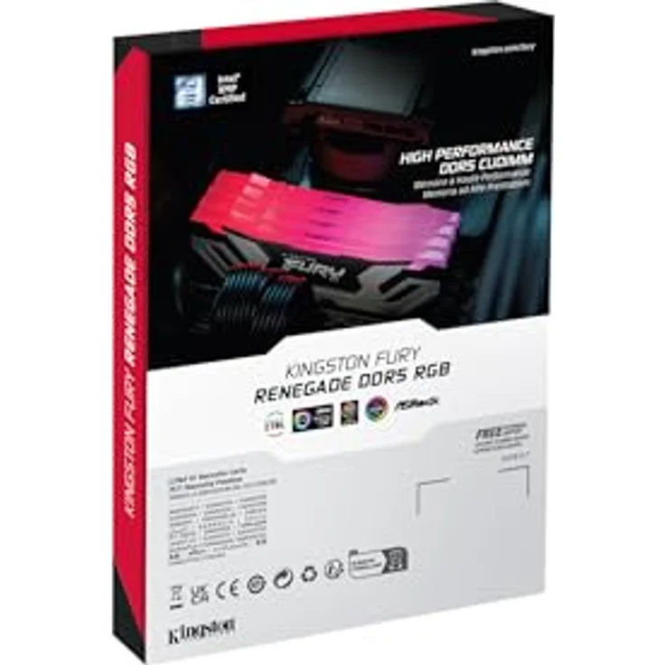 Kingston Fury Renegade DDR5 RGB CUDIMM Speicher Kit, 48GB (2x24GB), 8800MT/s CL42, Schwarz/Silber, XMP 3.0 – Bild 5
