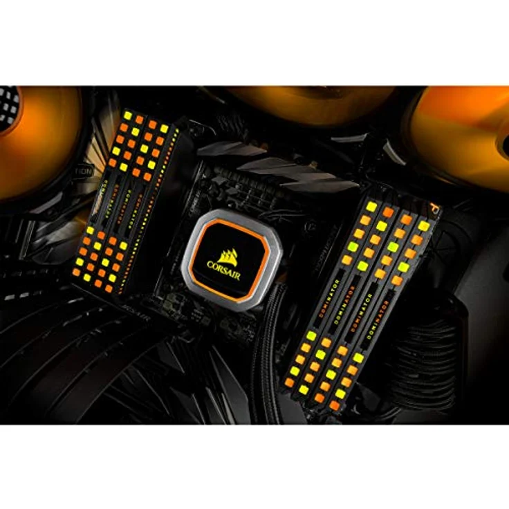 Corsair Dominator Platinum RGB 16GB (2x8GB) DDR4 3200MHz C16 Enthusiast RGB LED-Beleuchtung Arbeitsspeicher, schwarz - Preisvergleich – Bild 4