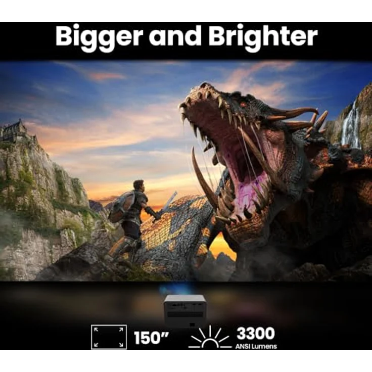 BenQ X3100i True 4K UHD HDR 4LED 3.300 Lumen Gaming-Beamer | 4 ms Reaktionszeit | Auto Game Mode | Xbox, PS5, Switch, schwarz – Bild 5