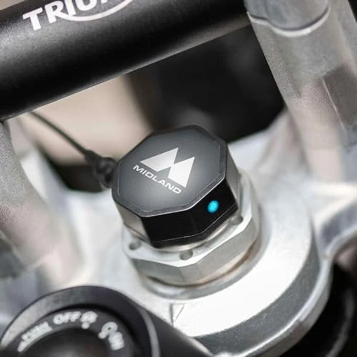 Midland Bluetooth-Sendetaste C1238.01, Lenker Fernbedienung mit LED Statusanzeige für BT Talk App – Bild 4
