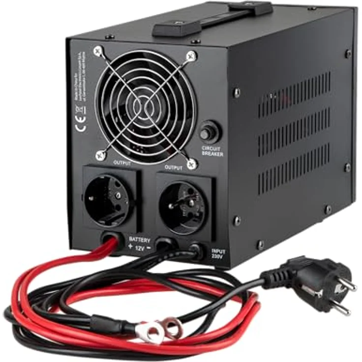 Kemo PROsinus 500, Unterbrechungsfreie Stromversorgung 800 VA/500 W, Sinuswellen-Ausgang, kompakte Bauweise – Bild 2