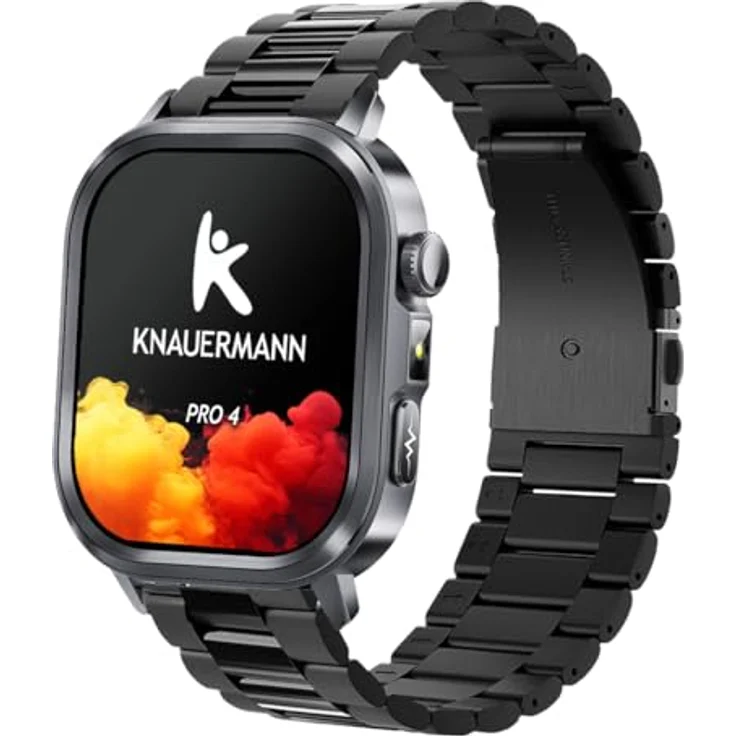Knauermann PRO 4 (2026), Smartwatch mit 47 mm AMOLED-Display, 30 Tagen Akkulaufzeit und umfassenden Gesundheitsfunktionen – Bild 1
