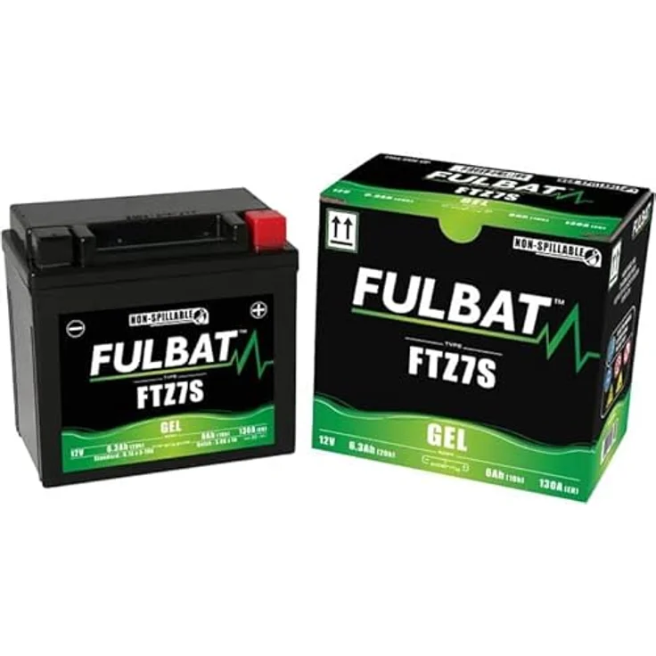 Fulbat FTZ7S SLA / GEL, wartungsfreie VRLA-Batterie, wasserdicht und kaltwettergeeignet, sofort einsatzbereit – Bild 2