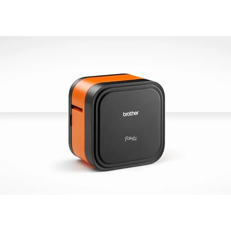 Brother PT-E920BT, Beschriftungsgerät mit Bluetooth 5.0, automatischem Bandabschnitt und 360 DPI, Schwarz/Orange – Bild 4