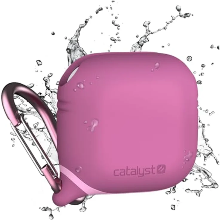 Catalyst Wasserdichtes Case für Apple AirPods, IP67 Schutzhülle bis 1 m, stoßabsorbierend, Rosa – Bild 1