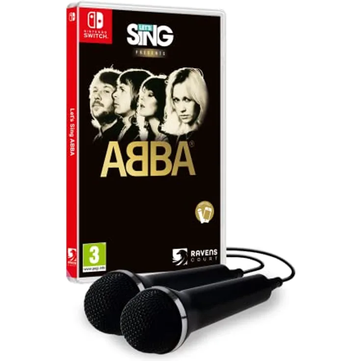Let's Sing: ABBA – Doppel-Mikrofon-Bundle/Schalter