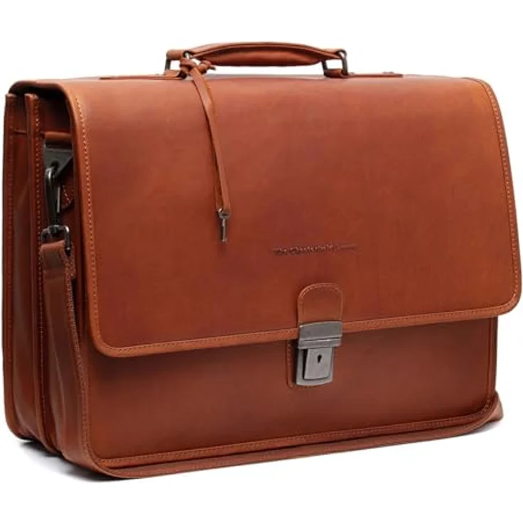The Chesterfield Brand Glenwood Laptopbag Cognac - Business Laptop-Tasche, klassisches Design, viele Fächer – Bild 1
