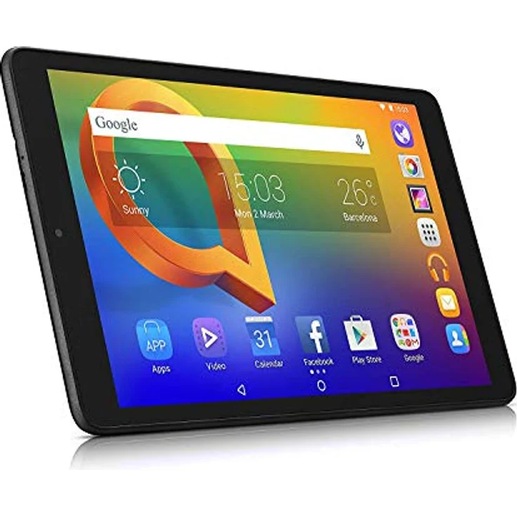 Alcatel A3 (10) Tablet-PC, AMD A4 Cortex-A7, 64GB Festplatte, 1GB RAM, Android 5.0, Schwarz – Bild 2