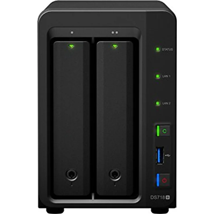 Synology DS718+ 2 Bay Desktop NAS Gehäuse – Bild 3
