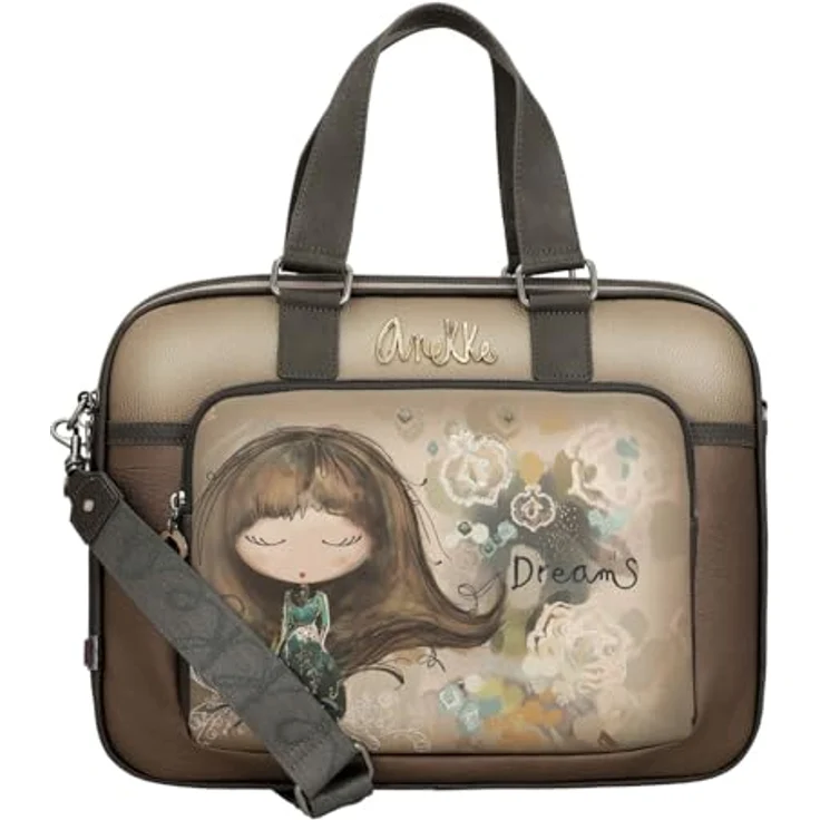 Anekke Real Aktentasche 39 cm, Laptopfach für 16.14" Notebooks, Mehrfarbig – Bild 9