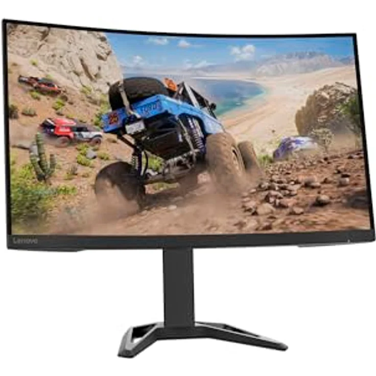 Lenovo G27qc-30 Gaming Monitor, 27 Zoll QHD, 165Hz, 1ms, AMD FreeSync, höhenverstellbar, schwarz – Bild 3