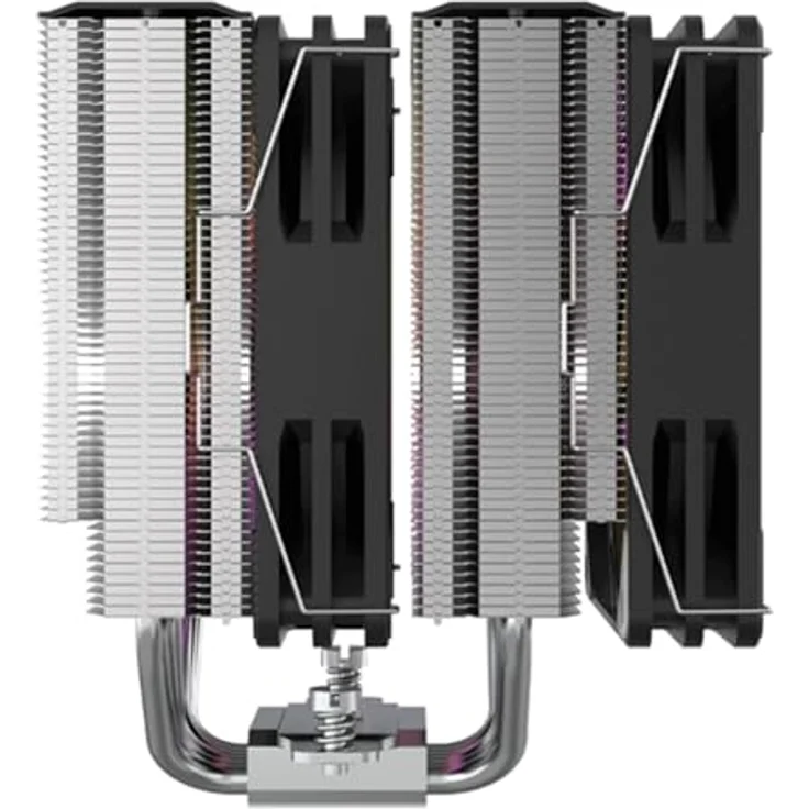 SILENTWARE Silentware Titan RGB, CPU-Kühler mit 2x 120mm PWM-Lüftern, 6 Heatpipes, Sockel Intel LGA 115X/1200/1700/1851 und AMD AM5/AM4 – Bild 3