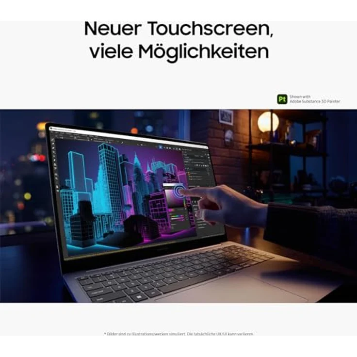 Samsung Galaxy Book4 Ultra Notebook, 16"-Laptop, Intel Core Ultra 7, 16 GB RAM, 512 GB, Moonstone Gray, 3 Jahre Herstellergarantie [Exklusiv auf Amazon] – Bild 5