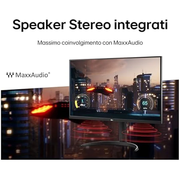 LG 32UR550K-B, 31,5 Zoll 4K Ultra HD Monitor mit 3840 x 2160 Pixel, HDR10, 60 Hz, ergonomischem Design in Schwarz – Bild 3