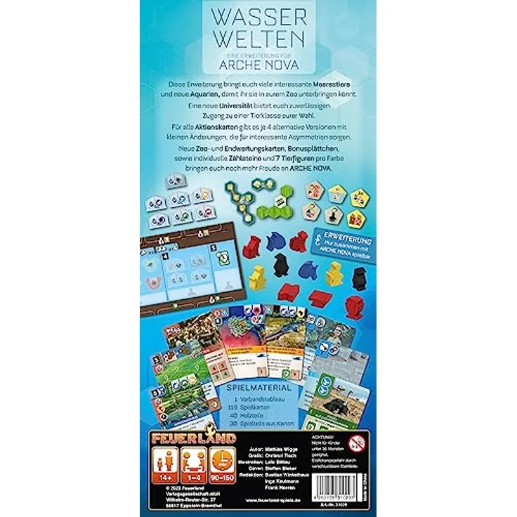 Feuerland Spiele 31029 Arche Nova: Wasserwelten – Bild 3