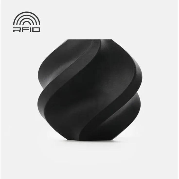 Bambu Lab PETG HF Black - Hochgeschwindigkeits 3D Filament, 1.75 mm, Schwarz mit hervorragender Druckqualität und Optimierung gegen Düsenschäden