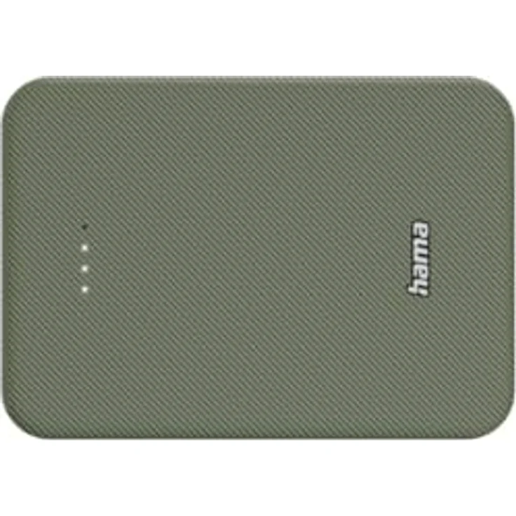 Hama Power Pack Colour 10", 10000mAh, 2 Ausgänge: USB-C, USB-A, Grün – Bild 3